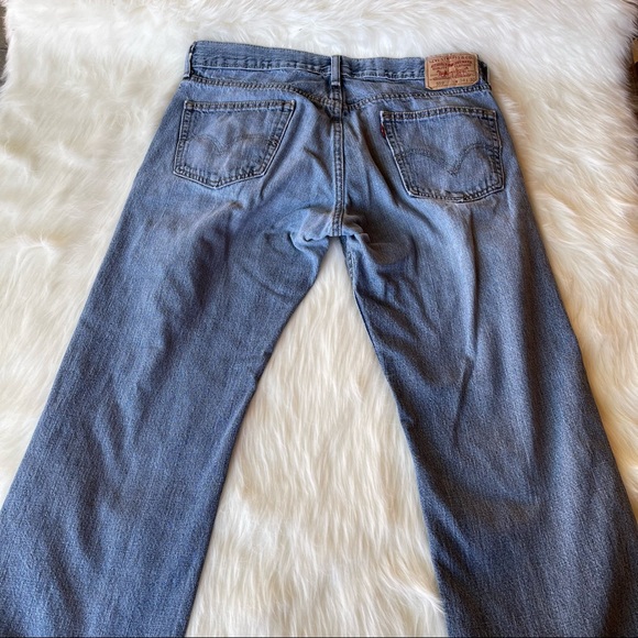 Levi’s 559 Relaxed Straight Distressed Denim Jeans 34 x 30 - Picture 5 of 13